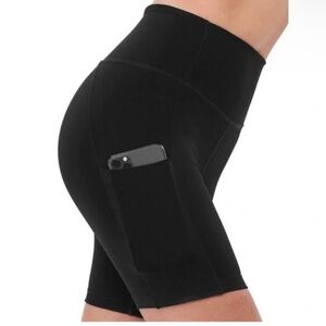 Splits59 Tread High Biker Black Shorts with Pockets Size Small